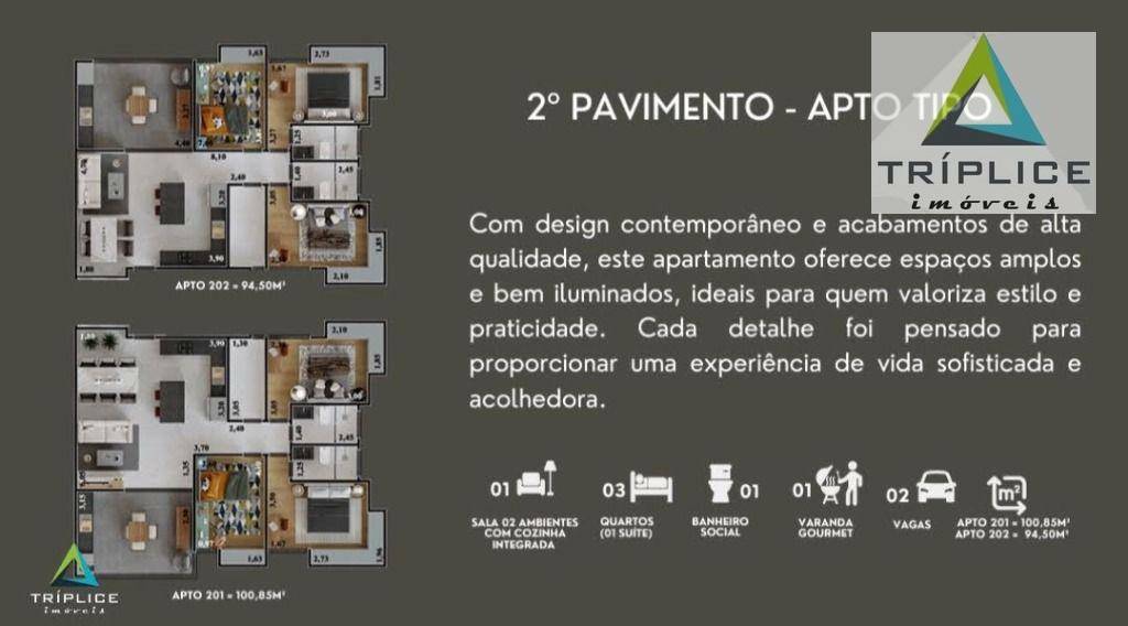 Apartamento à venda com 3 quartos, 115m² - Foto 11