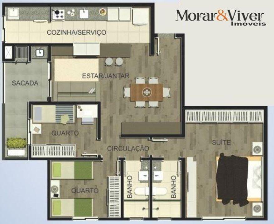 Cobertura à venda com 3 quartos, 160m² - Foto 6