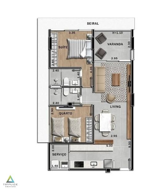 Apartamento à venda com 2 quartos, 61m² - Foto 70