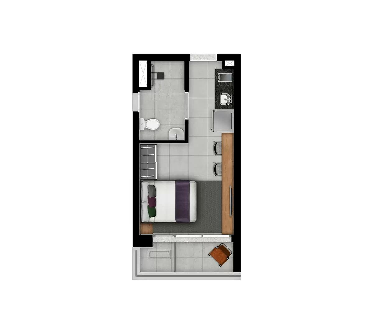 Apartamento à venda com 1 quarto, 2337m² - Foto 14