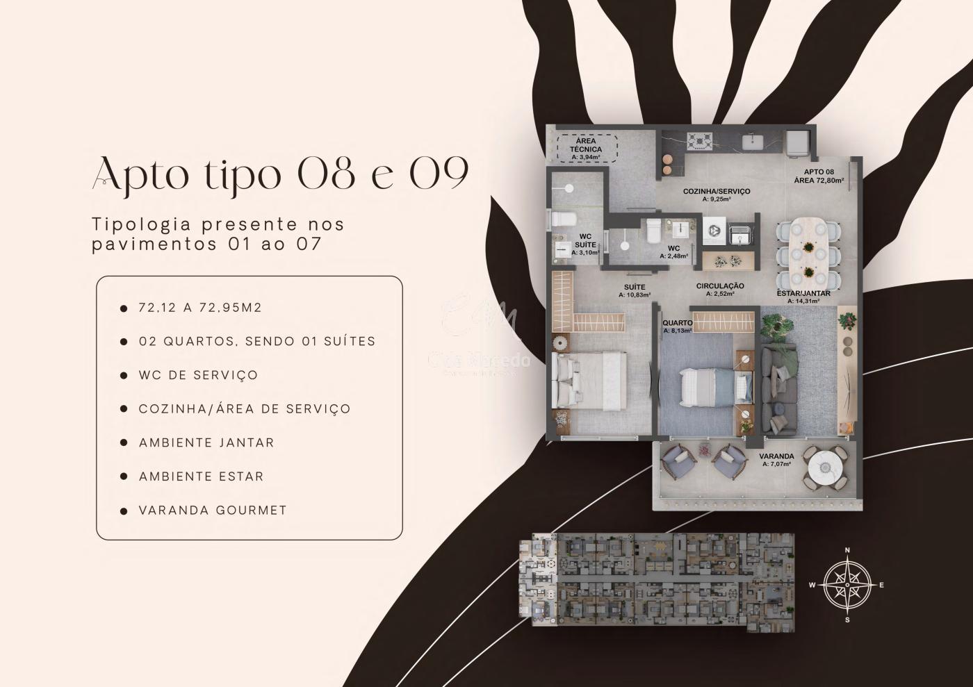 Apartamento à venda com 1 quarto, 55m² - Foto 29