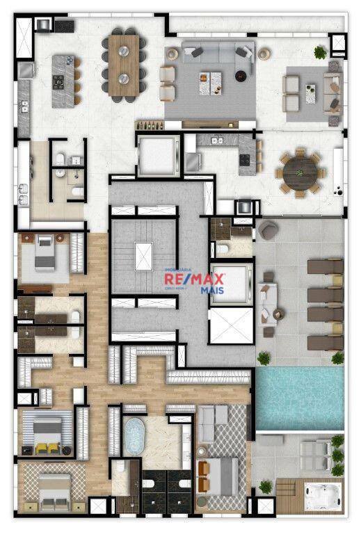 Apartamento à venda com 3 quartos, 159m² - Foto 38