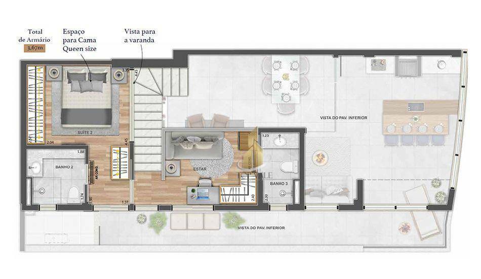 Apartamento à venda com 2 quartos, 75m² - Foto 15