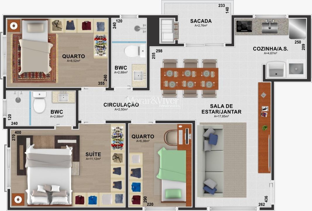 Apartamento à venda com 3 quartos, 70m² - Foto 18