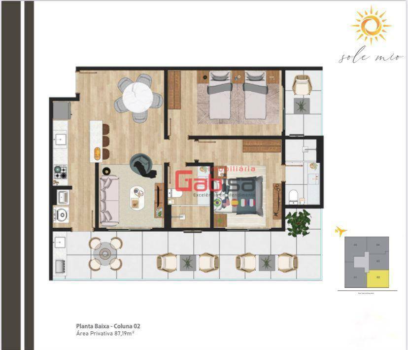 Apartamento à venda com 2 quartos, 85m² - Foto 13