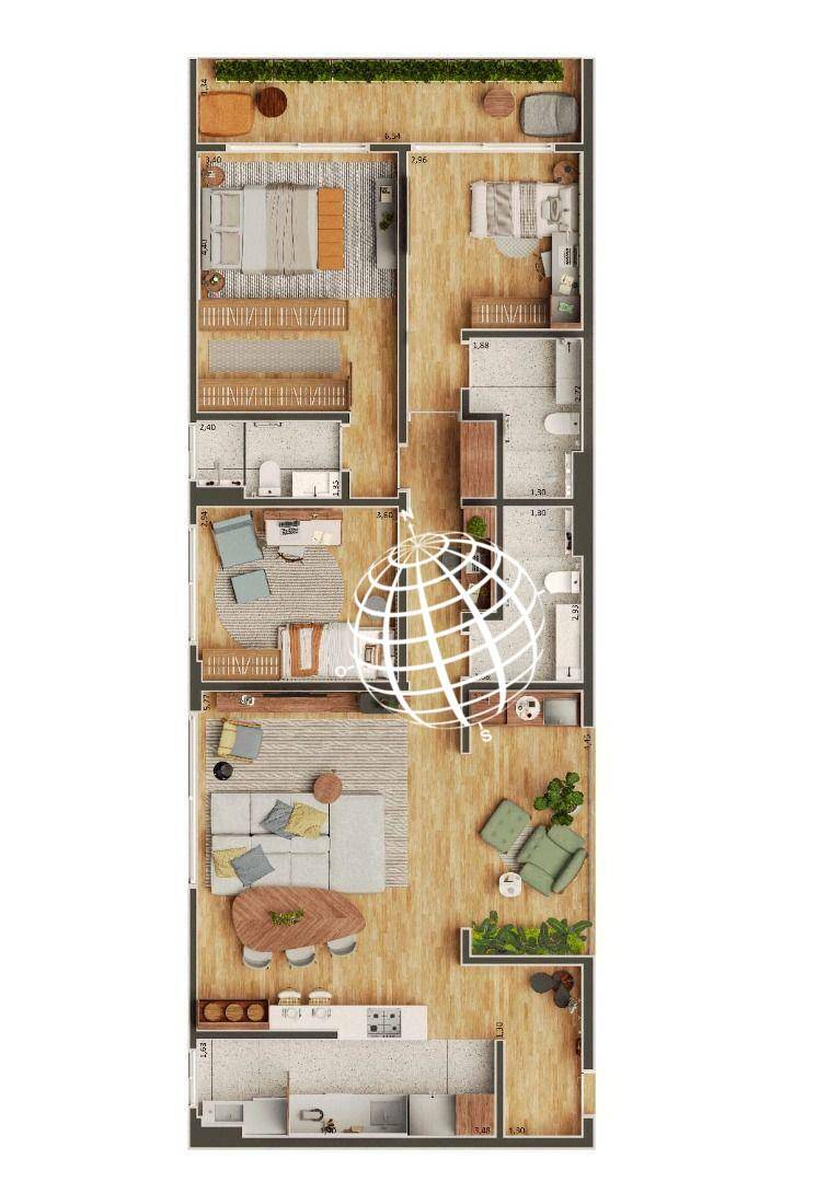 Apartamento à venda com 2 quartos, 69m² - Foto 27
