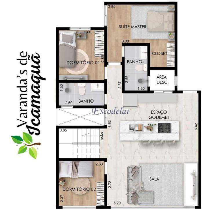 Apartamento à venda com 3 quartos, 82m² - Foto 4