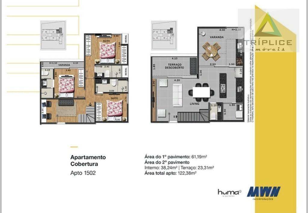 Apartamento à venda com 3 quartos, 73m² - Foto 29