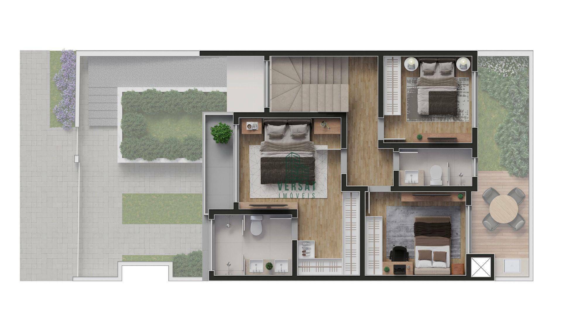 Sobrado à venda com 3 quartos, 157m² - Foto 57