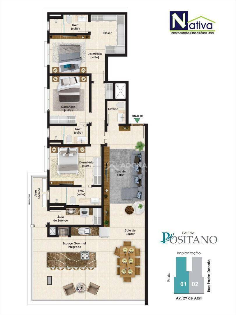 Apartamento à venda com 3 quartos, 230M2 - Foto 13