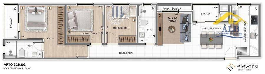 Apartamento à venda com 3 quartos, 71m² - Foto 7