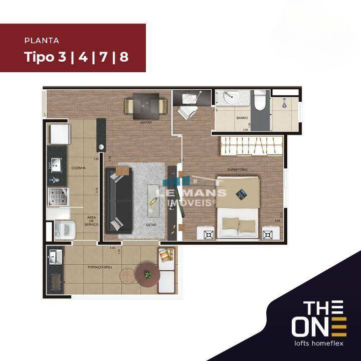 Apartamento à venda com 1 quarto, 46m² - Foto 14