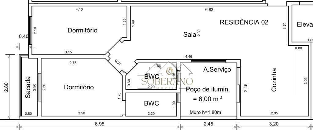 Apartamento à venda com 2 quartos, 54m² - Foto 2