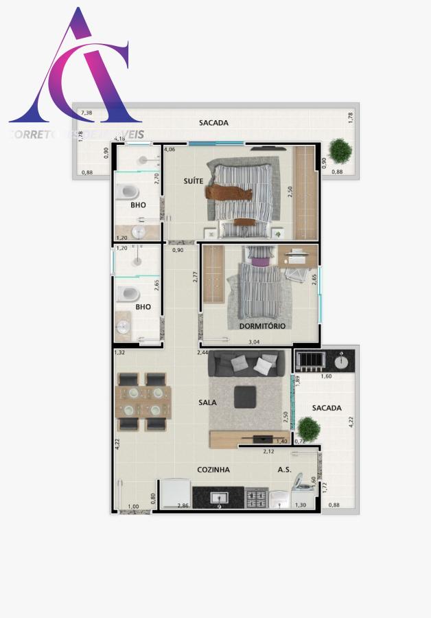 Apartamento à venda com 1 quarto, 40m² - Foto 14