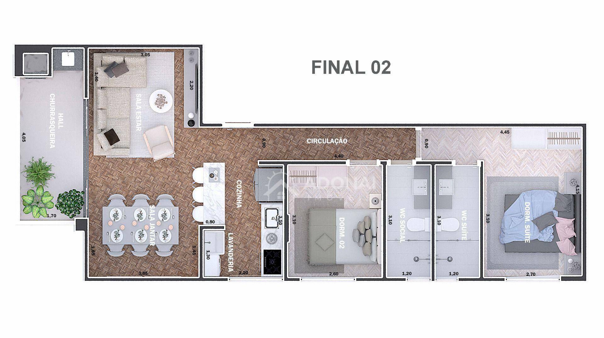 Apartamento à venda com 2 quartos, 126M2 - Foto 13