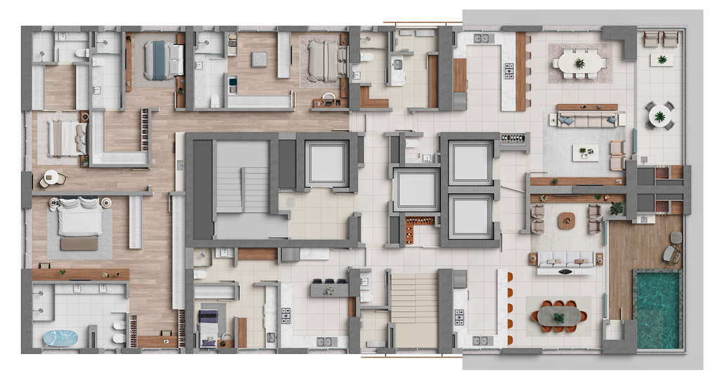 Apartamento à venda com 4 quartos, 232m² - Foto 32