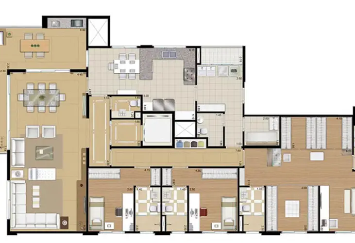 Apartamento à venda com 3 quartos, 230m² - Foto 11