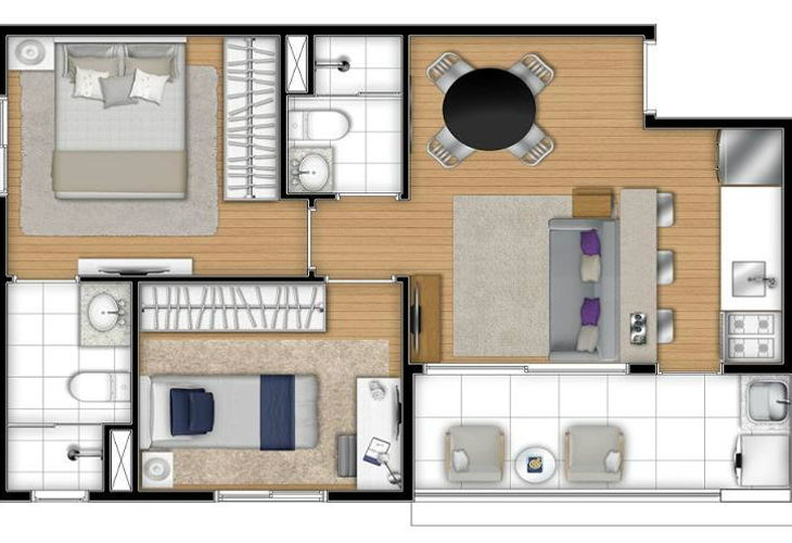 Apartamento à venda com 2 quartos, 50m² - Foto 15