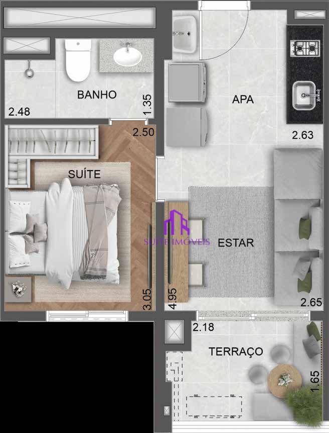 Apartamento à venda com 1 quarto, 32m² - Foto 21