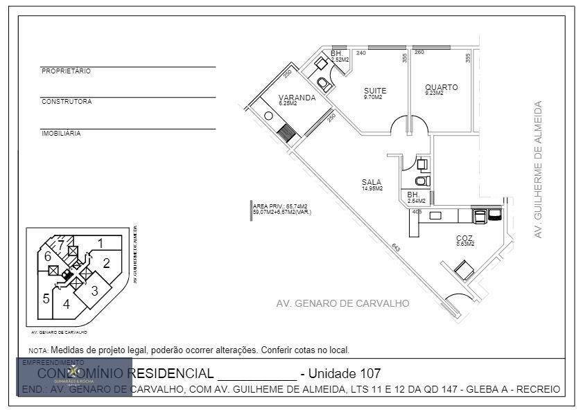 Apartamento à venda com 3 quartos, 97m² - Foto 11