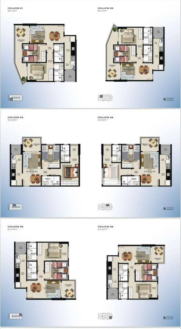 Apartamento à venda com 2 quartos, 58m² - Foto 22