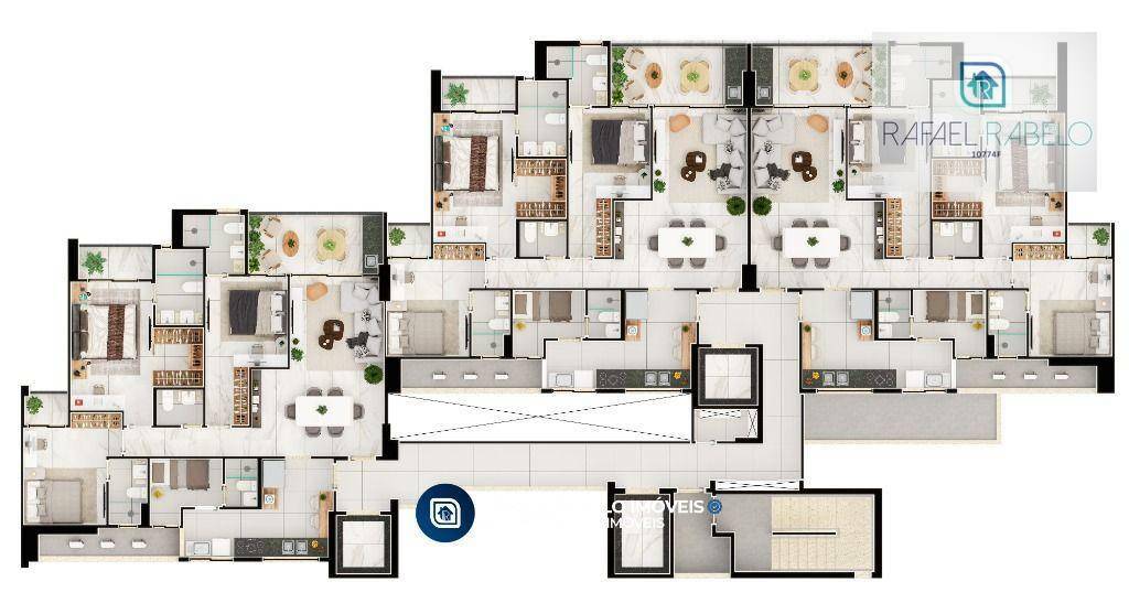 Apartamento à venda com 4 quartos, 193m² - Foto 12