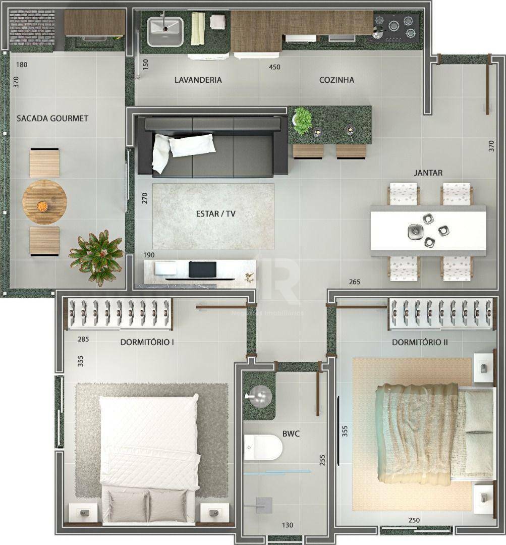 Apartamento à venda com 2 quartos, 61m² - Foto 5