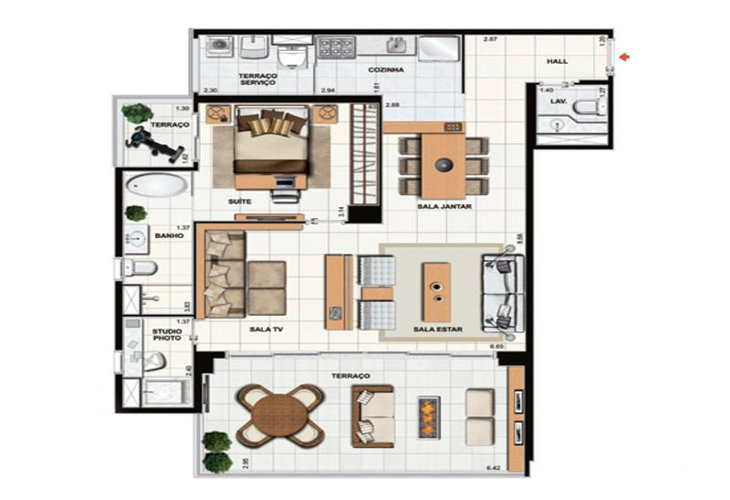 Apartamento à venda com 4 quartos, 158m² - Foto 16