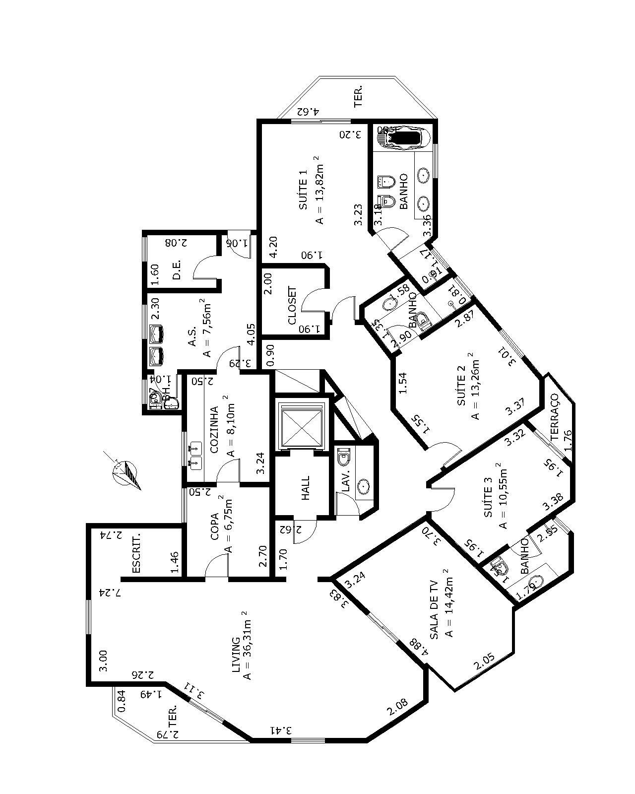 Apartamento à venda com 4 quartos, 193m² - Foto 6