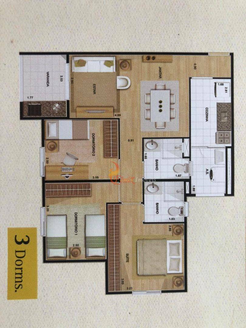 Apartamento à venda com 3 quartos, 73m² - Foto 20