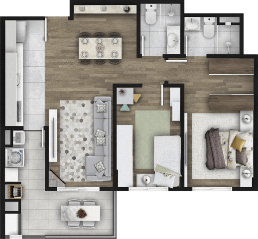 Apartamento à venda com 2 quartos, 72m² - Foto 33