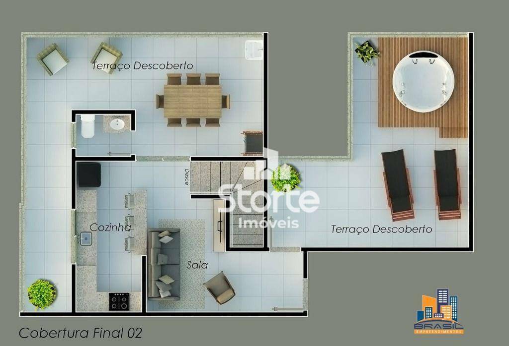 Apartamento à venda com 2 quartos, 54m² - Foto 14