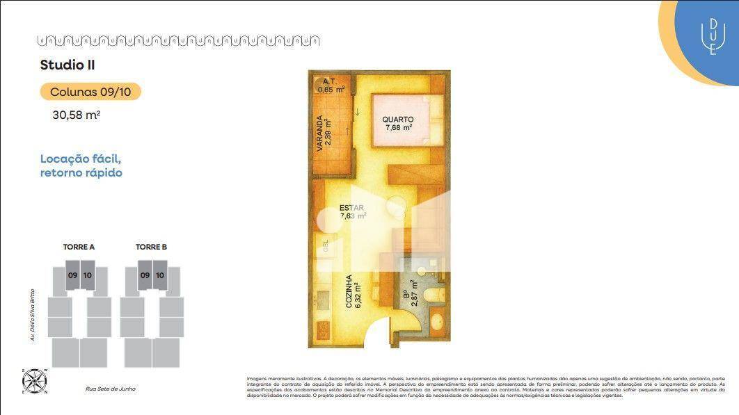 Kitnet-Studio, 28 m² - Foto 4