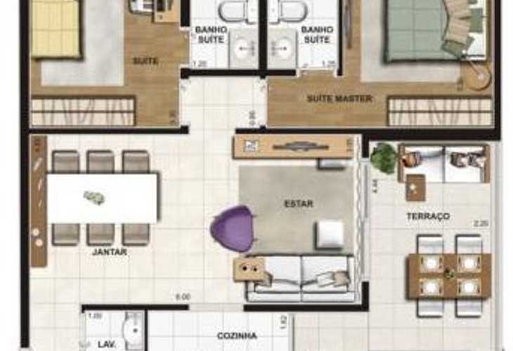 Apartamento à venda com 2 quartos, 80m² - Foto 4