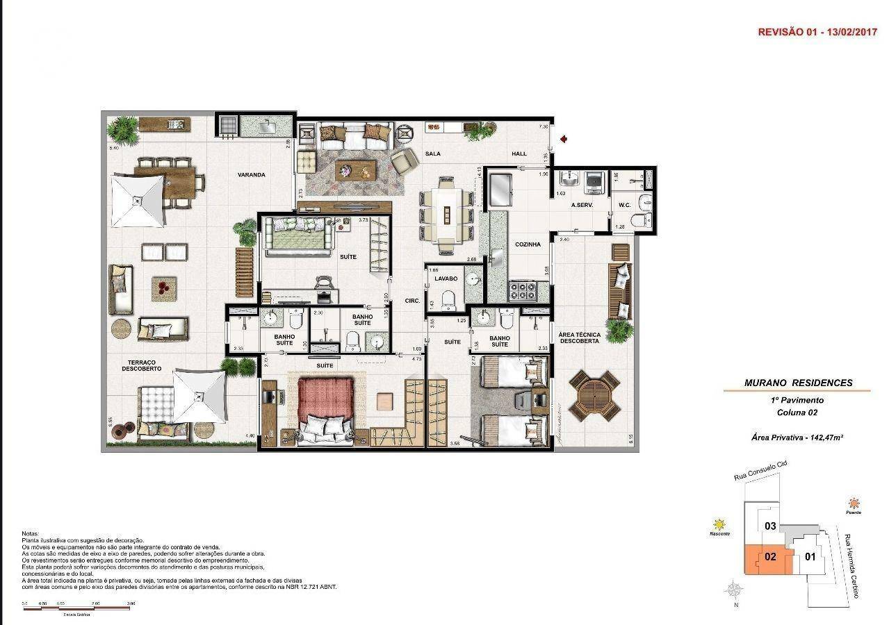 Apartamento à venda com 4 quartos, 142m² - Foto 14