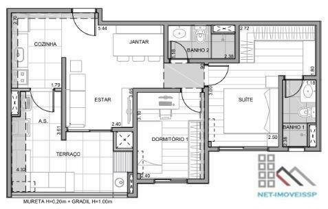 Apartamento à venda com 2 quartos, 62m² - Foto 22