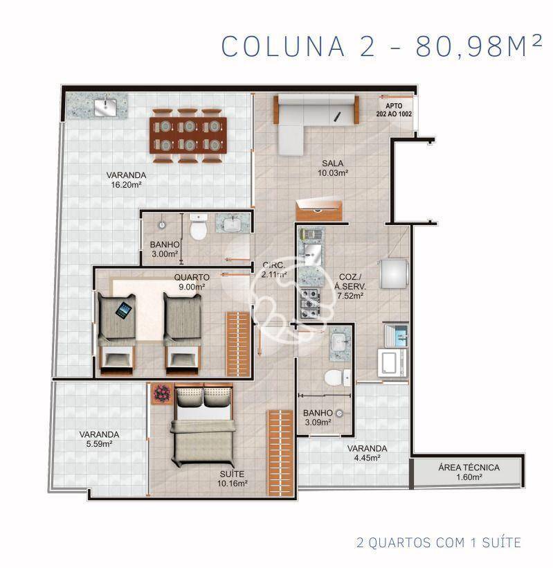 Apartamento, 2 quartos, 69 m² - Foto 42