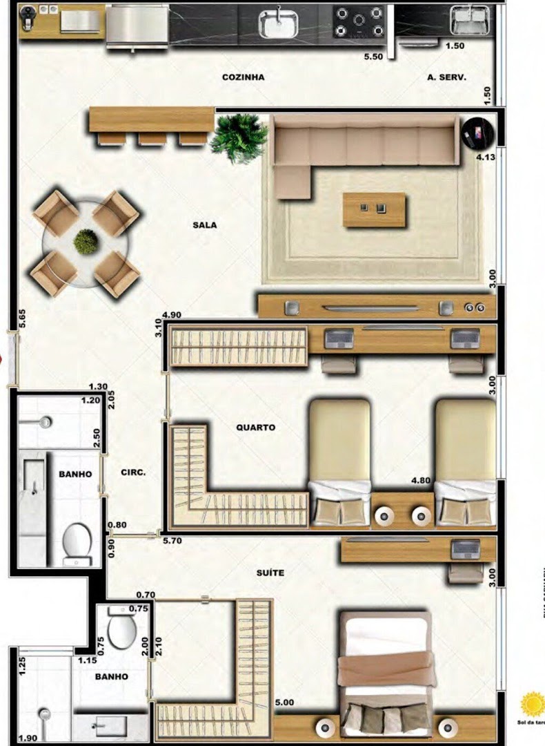 Apartamento à venda com 3 quartos, 113m² - Foto 35