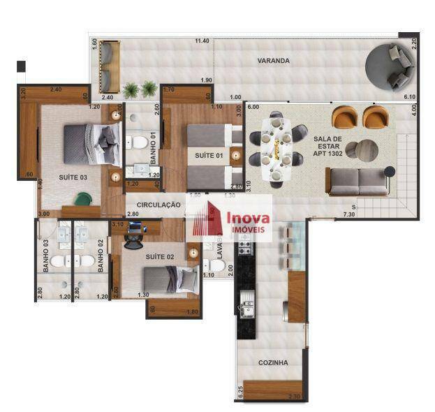 Cobertura à venda com 4 quartos, 272m² - Foto 12