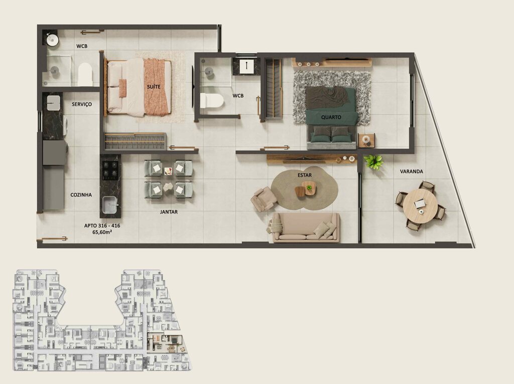 Apartamento à venda com 1 quarto, 27m² - Foto 50