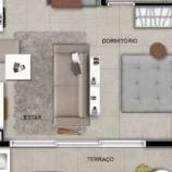 Apartamento à venda com 1 quarto, 42m² - Foto 2