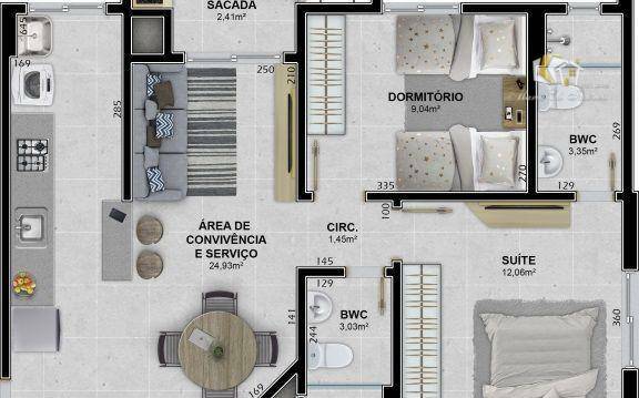 Apartamento à venda com 2 quartos, 66m² - Foto 22