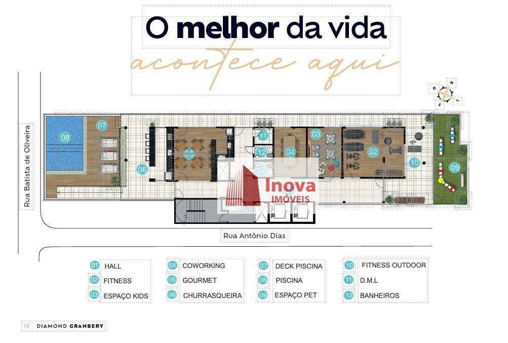 Apartamento à venda com 2 quartos, 61m² - Foto 5