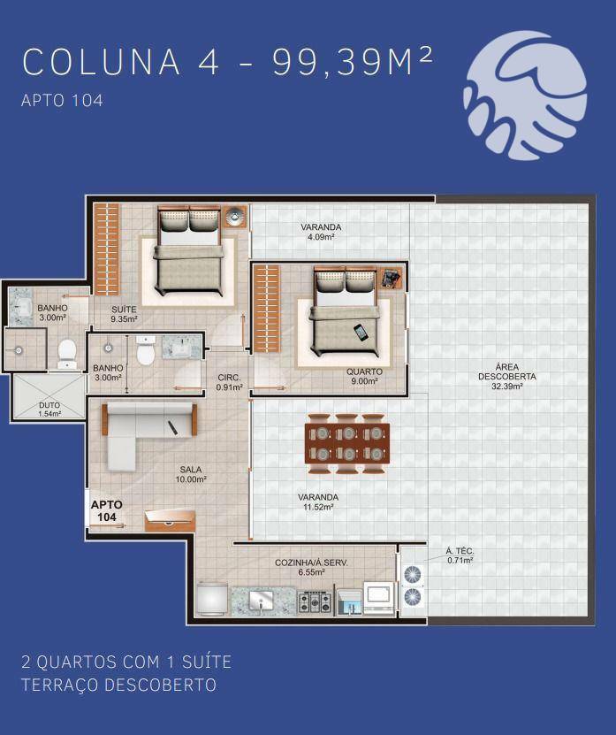 Apartamento à venda com 3 quartos, 90m² - Foto 21