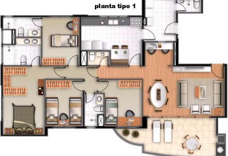 Apartamento à venda com 3 quartos, 130m² - Foto 2