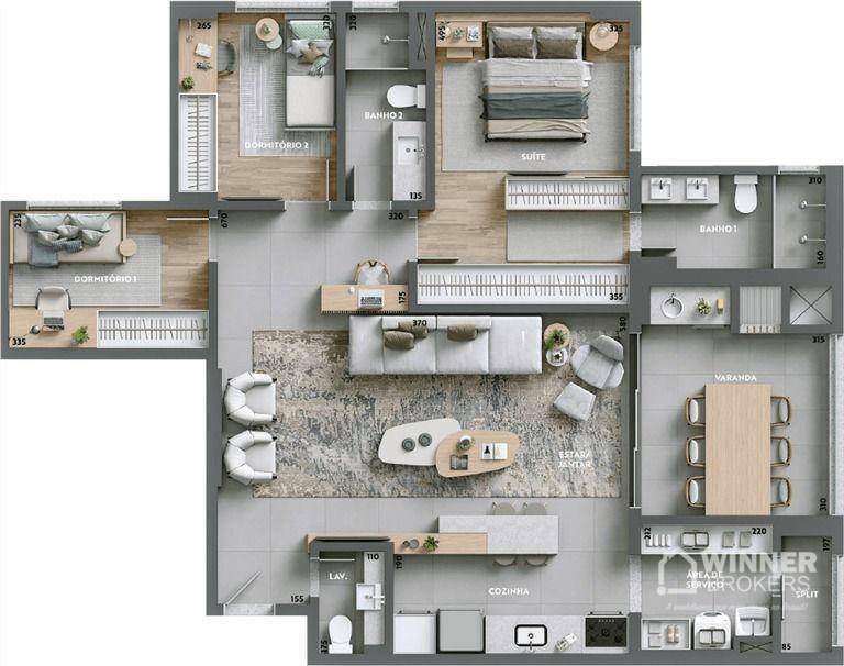 Apartamento à venda com 3 quartos, 118m² - Foto 22