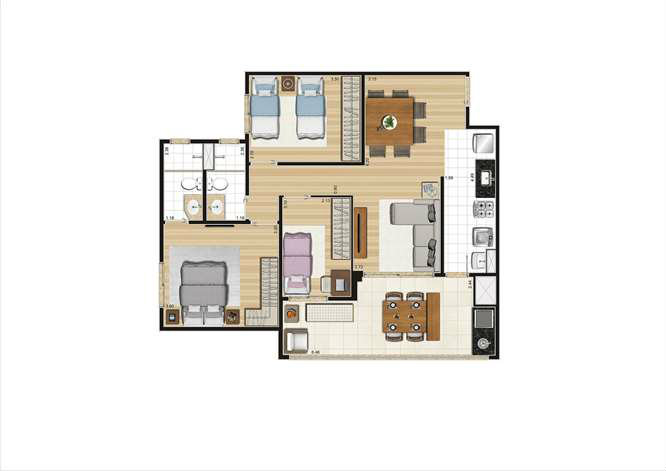 Apartamento à venda com 3 quartos, 85m² - Foto 5