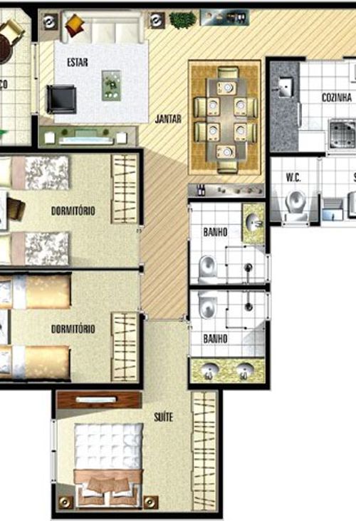 Apartamento à venda com 3 quartos, 84m² - Foto 6