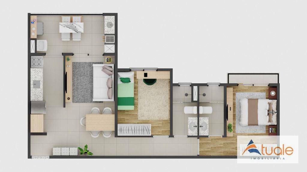 Apartamento à venda com 2 quartos, 62m² - Foto 20