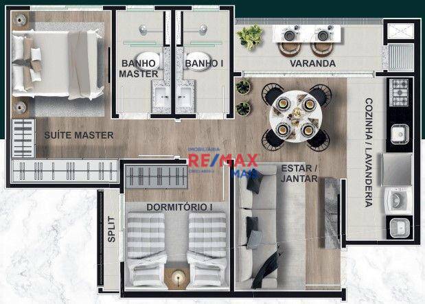 Apartamento à venda com 2 quartos, 48m² - Foto 22